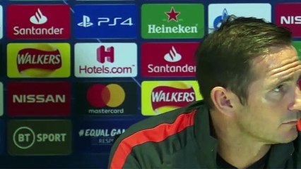 Lampard kaçan penaltıya sakin tepki verdi