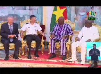 RTB/Le Président reçoit en audience Gal Stephen Townsend, chef du commandement Américain pour l’Afrique