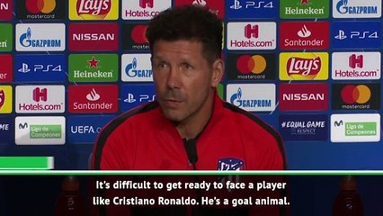 Ronaldo is a 'goal animal' - Simeone