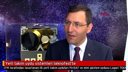 Yerli takım uydu sistemleri teknofest'te