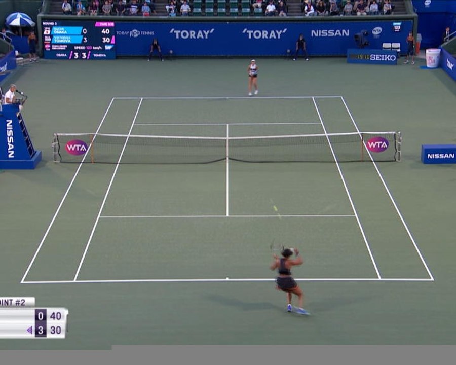 Osaka - Naomi Osaka bousculée, mais qualifiée