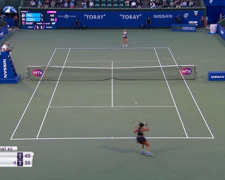 Osaka - Naomi Osaka bousculée, mais qualifiée