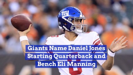 Daniel Jones Is Now A Starting Quarterback