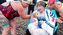 Après avoir triomphé de la maladie, elle traverse 4 fois la Manche  à la nage en 54 heures !