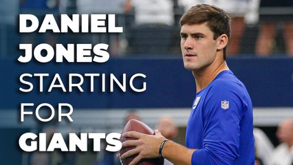 Daniel Jones is now the starter for the New York Giants