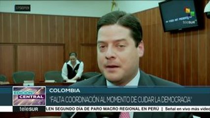 Colombia: realizan debate de control político ante creciente insegurid
