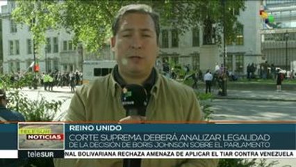 Reino Unido:Corte Suprema evalúa si suspensión del parlamento es legal