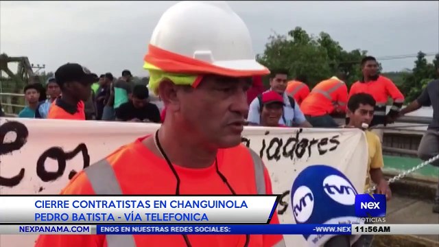 Cierre contratistas en Changuinola - Nex Noticias