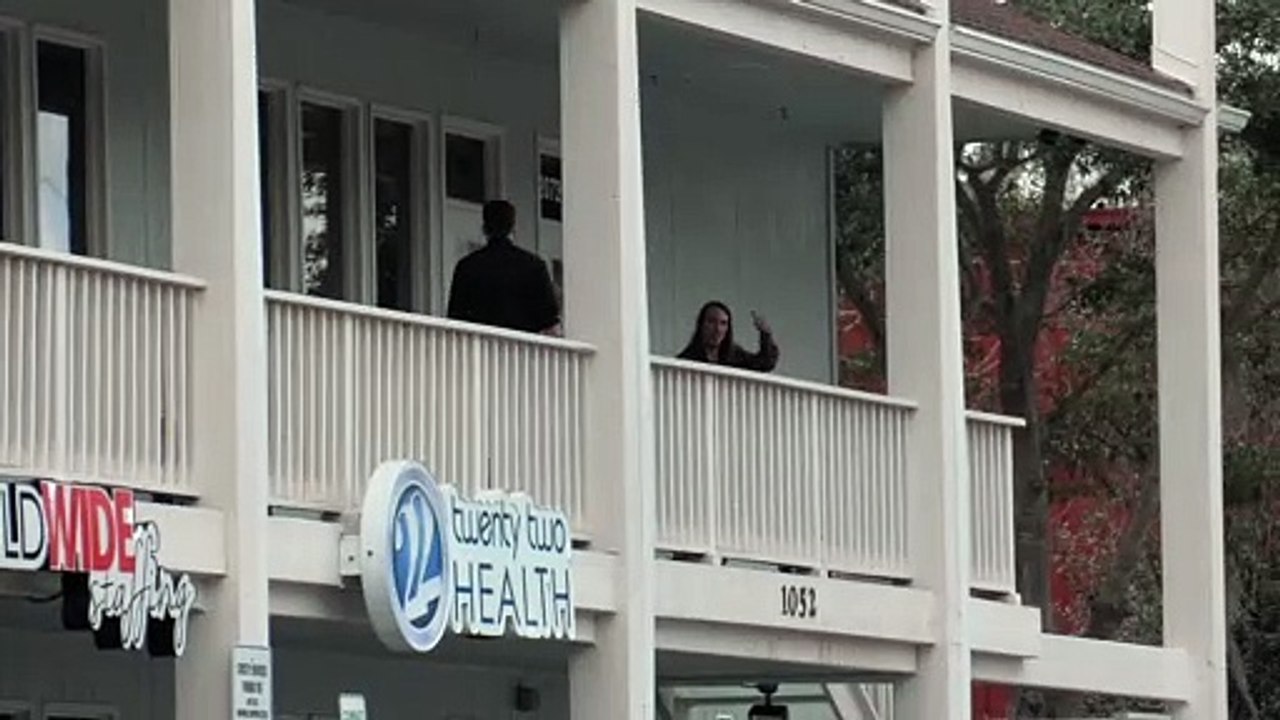 Freestyle Front Flip from Balcony