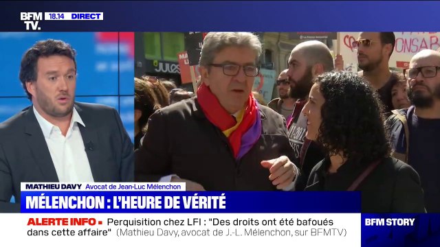 Perquisition chez LFI: Des droits ont été bafoués dans cette affaire , selon Mathieu Davy, l'avocat de Jean-Luc Mélenchon