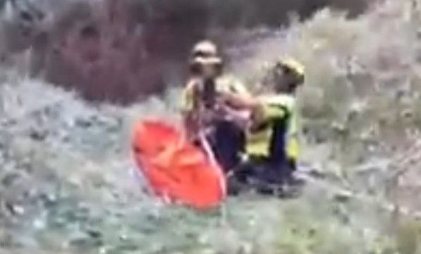 Riccia (CB) - Cacciatore cade in un dirupo, salvato dai Vigili del Fuoco (18.09.19)