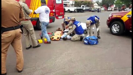 Homem é baleado pela PM no Bairro Parque São Paulo, em Cascavel