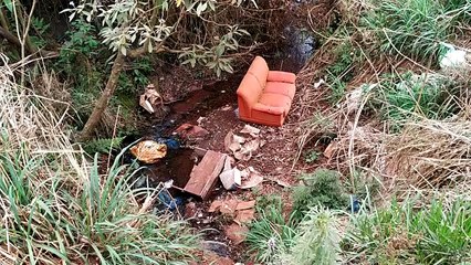 Região da Estrada Chaparral: 48 toneladas de lixo são recolhidas pela prefeitura