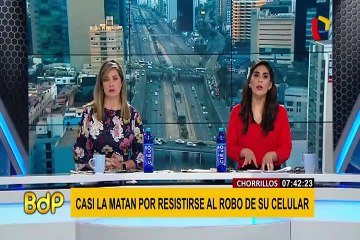 VES: mujer fue golpeada por resistirse a que le roben