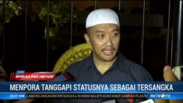 Jadi Tersangka di KPK, Menpora Konsultasi ke Presiden