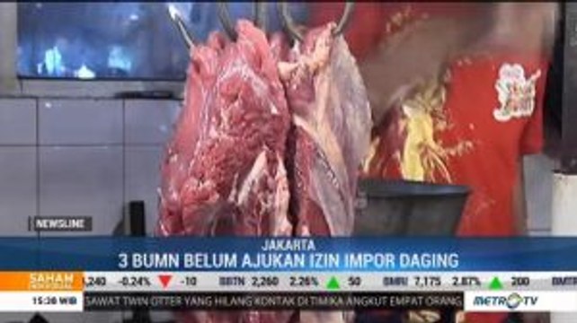 Tiga BUMN Ditunjuk untuk Impor 50 Ribu Ton Daging Sapi