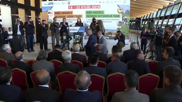 Doğu Anadolu Erzurum 2. Tarım ve Erzurum Hayvancılık Fuarı açıldı