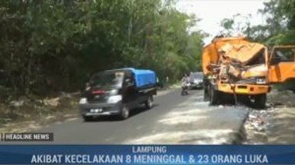 Kecelakaan Maut di Lampung Diduga Karena Pengemudi Ngebut