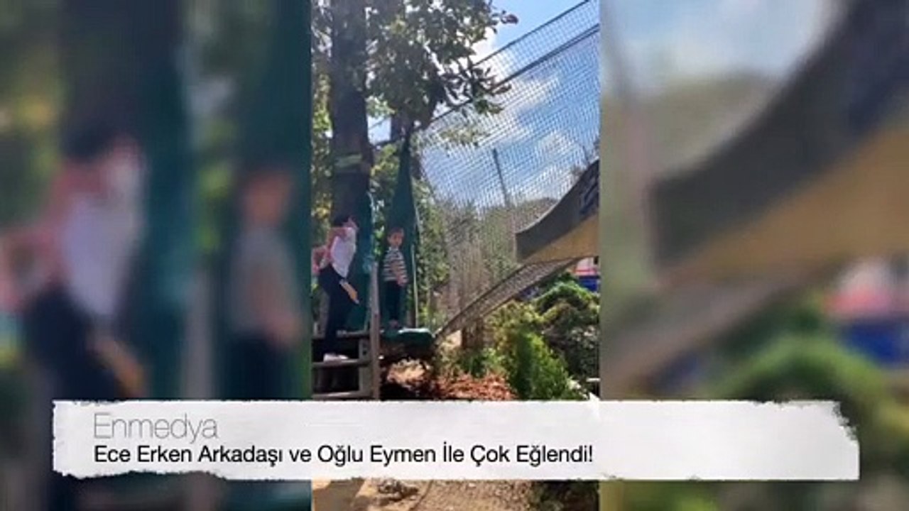 Ece Erken Arkadaşı ve Oğlu Eymen İle Çok Eğlendi! | Ece Erken'nin İnstagram Hikayesi #Enmedya