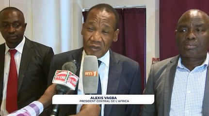 Football |  Les réactions de Vagba Alexis après la présentation du nouvel entraîneur de l'Africa Sports