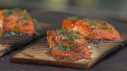 BBQ&A - BBQ Cedar Plank Salmon