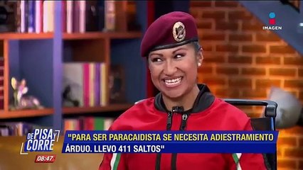 Sargento Cecilia Canto Galicia en entrevisa en De Pisa y Corre con Nacho Lozano