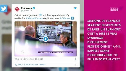 Michel Cymes : comment il a évité le burn-out