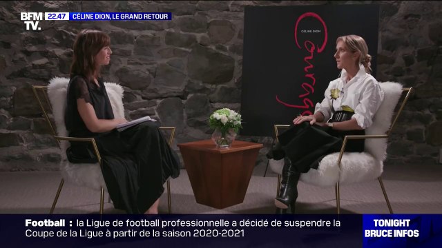 Céline Dion à BFMTV: Je vais faire ma vie avec la scène d'une autre façon