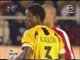 الشوط الاول مباراة الاتحاد السعودي و الاهلي المصري 1-0 ربع نهائي كاس العالم للاندية 2005