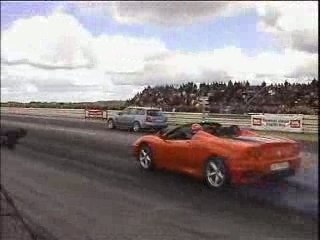 Audi RS4 contre FERRARI 360 modena
