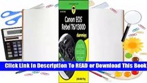 Online Canon EOS Rebel T6/1300d for Dummies  For Online