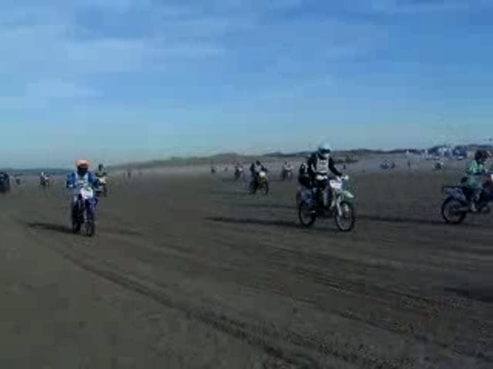 Départ de l'enduropale 2008