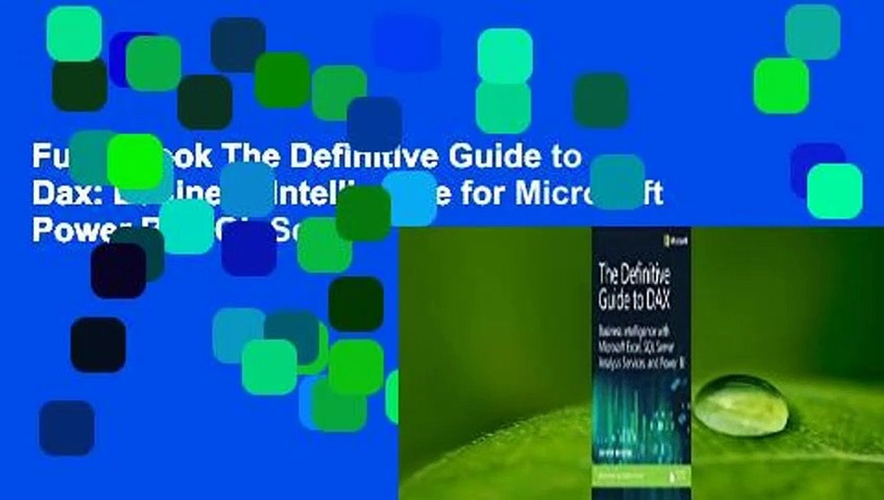 Full E-book The Definitive Guide to Dax: Business Intelligence for Microsoft Power Bi, SQL Server