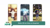 Efeito 3D em fotos no Snapchat