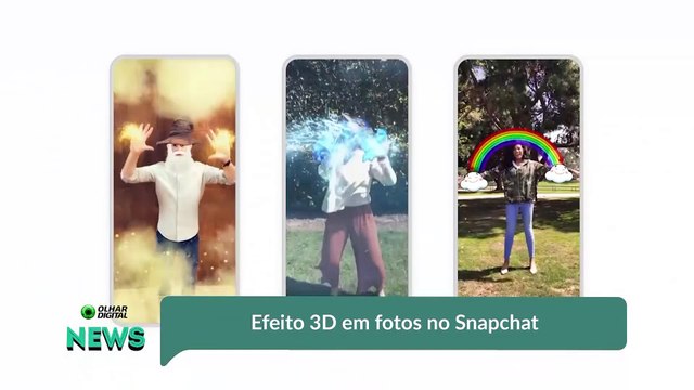 Efeito 3D em fotos no Snapchat