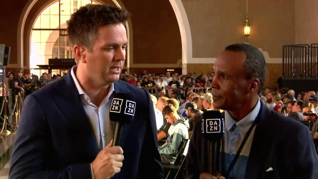 Chris Mannix interview with Sugar Ray Leonard -  on going up in weightclass