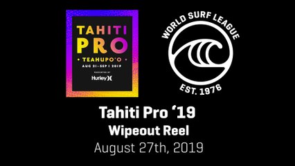 The Wipeouts at the 2019 Tahiti Pro Teahupo'o Have Been Spectacular