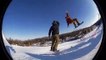 The Best High Five You've Ever Seen on a Snowboard in 7 Seconds
