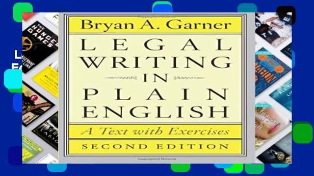 Legal Writing in Plain English, Second Edition: A Text with Exercises (Chicago Guides to Writing,