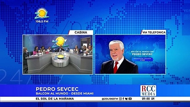 Pedro Sevcec comenta principales temas internacionales