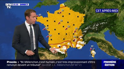 Le temps sera très ensoleillé ce jeudi mis à part quelques averses orageuses dans le sud
