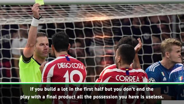 We learned plenty from draw with Juventus - Simeone