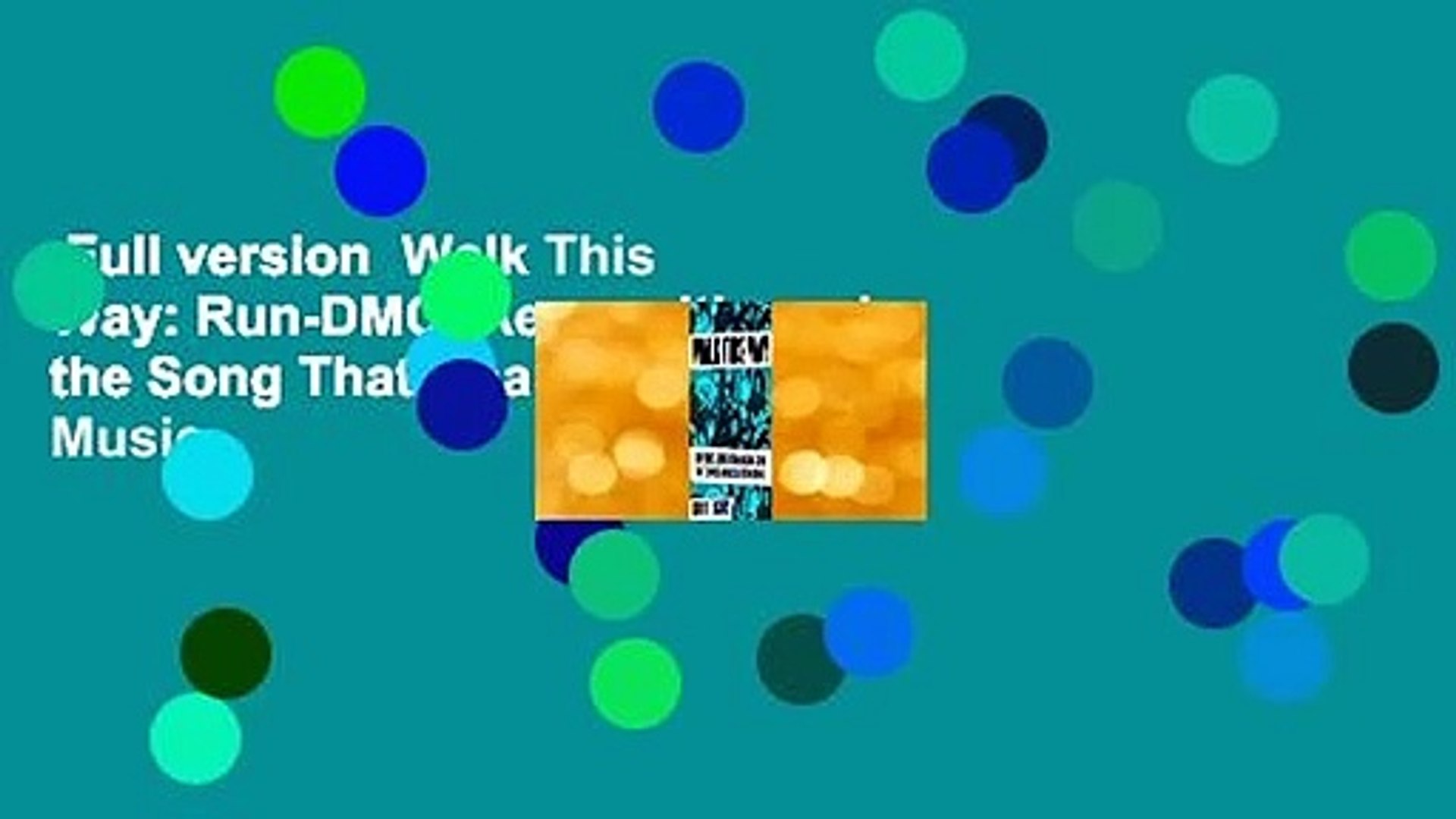 ⁣Full version  Walk This Way: Run-DMC, Aerosmith, and the Song That Changed American Music