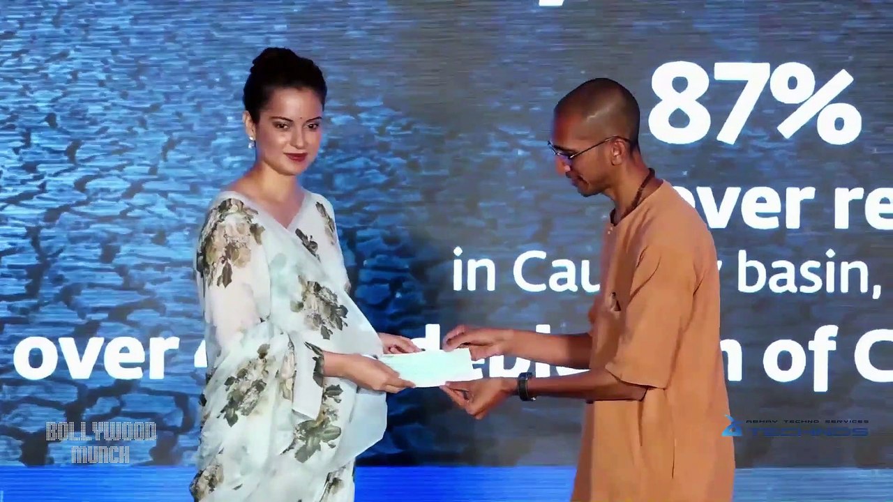 Kangana Ranaut ,Isha Foundation Host Cauvery Calling Campaign