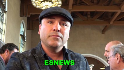 Oscar De La Hoya & Ryan Garcia Backstage