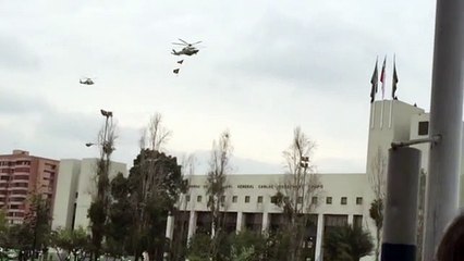 Desfile 27 de abril Enzo Coppa Astorga por primera vez desfila el Agusta 139 en Chile