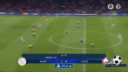Ajax 3 X 0 Lille  - Melhores momentos