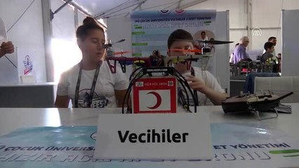 "Hızır Afet Drone"u ile kazazedelere ilk yardım