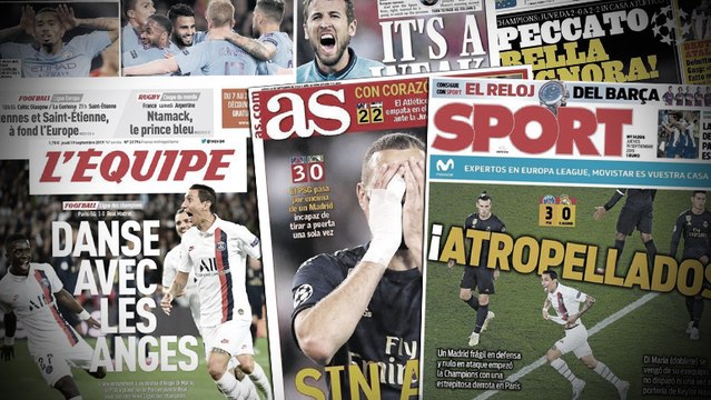 Le Real Madrid repris de volée après la gifle du PSG, la presse anglaise dégoûtée par Tottenham