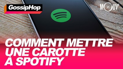 Comment mettre une carotte à Spotify ?